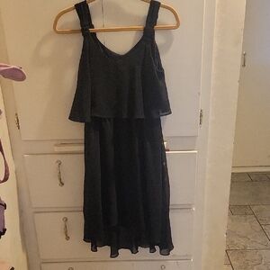 One Clothing Floaty Black Dress